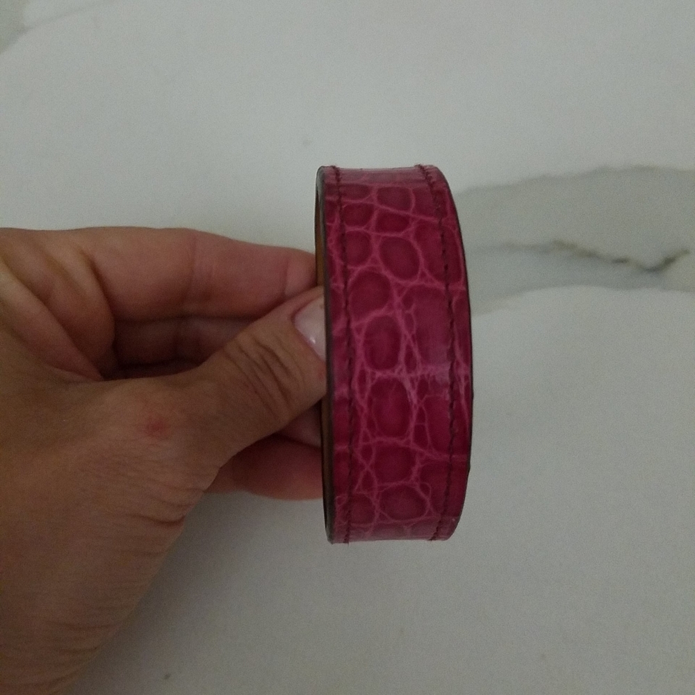 Hermes leather bracelet